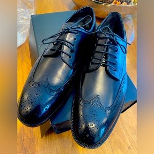 Allen Edmonds Modigliani black wingtip shoes 9.5 3E ***price reduced***